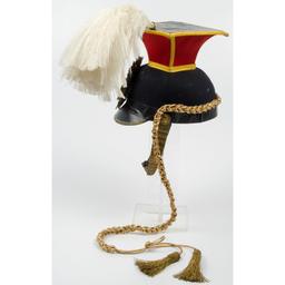 National Lancer's Shako with Plume and Black Hot Box