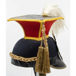 National Lancer's Shako with Plume and Black Hot Box