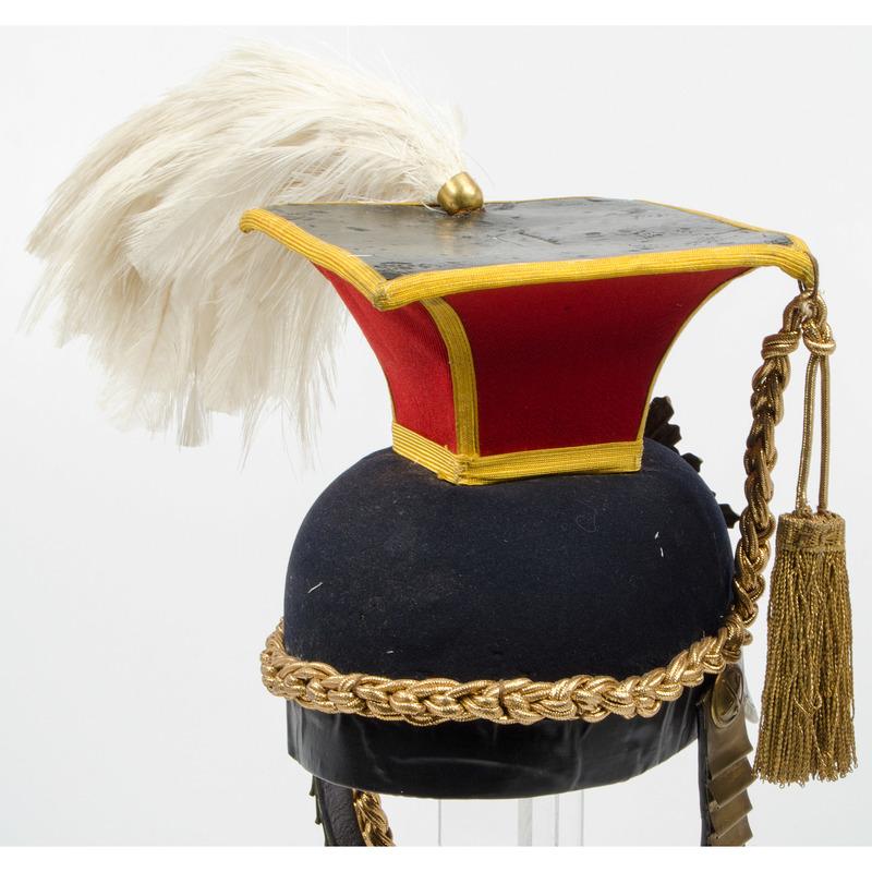 National Lancer's Shako with Plume and Black Hot Box