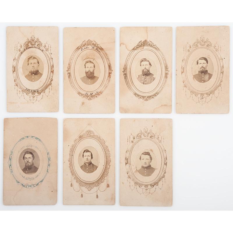 Civil War CDV Collection, Lot of 19