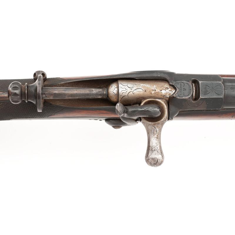 Charles Lenders Patent Breechloading Percussion Military-Style Rifle