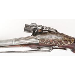 Early Spanish Ripoll Butt Miquelet Pistol