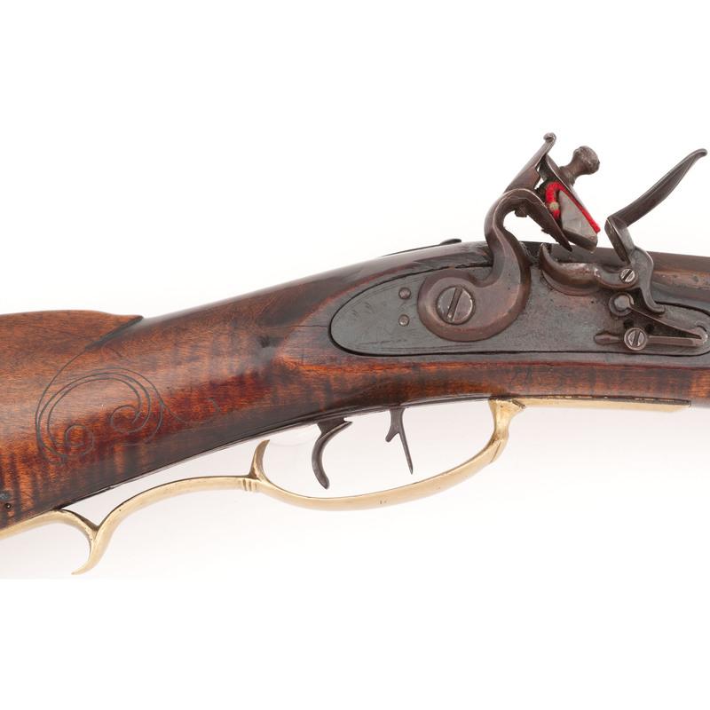 Flintlock Kentucky Rifle by LWP with Two Patchboxes