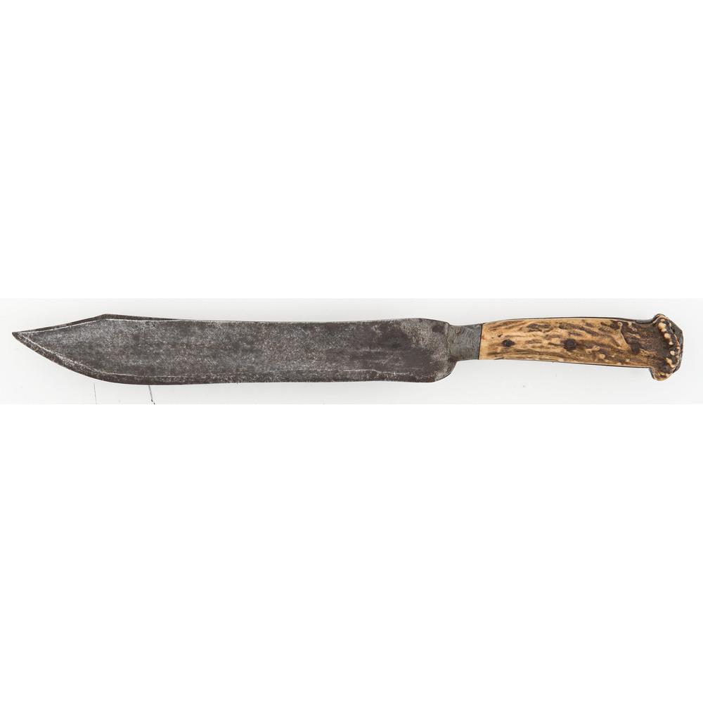 Stag Handled Hand Forged Bowie Knife