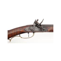 Flintlock Kentucky Style Rifle Signed P Belles