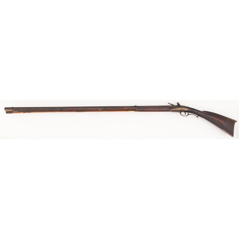 Early Raised Carved Kentucky Rifle