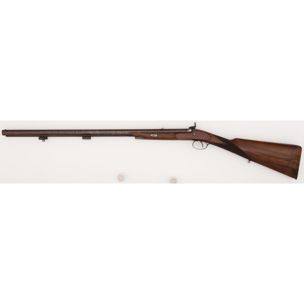 Cased Percussion Single-Shot Rifle by William Dooley