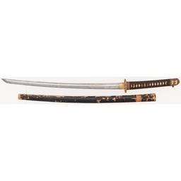 Japanese Seki Gendaito (Wakizashi) in Gunto Mounts Signed Sadatsugu