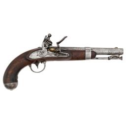 Waters Contract U.S. Model 1836 Flintlock Pistol