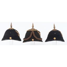 Lot of 3 Indian War Spiked Helmets