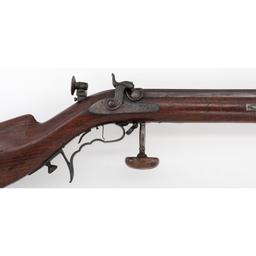 Girard Schuetzen-style Percussion Rifle, .38cal