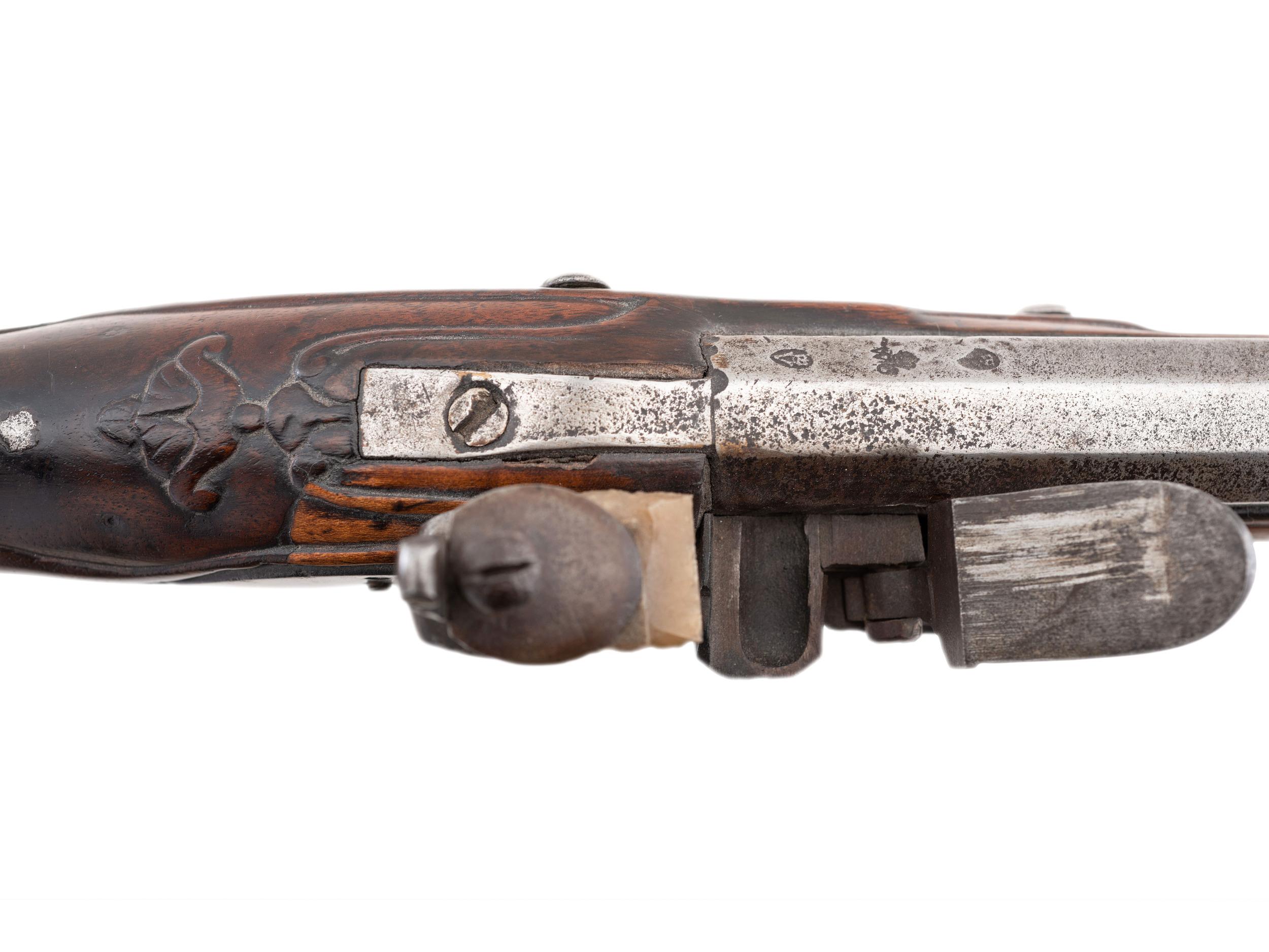 Extremely Rare British Contract Grice Flintlock Rifle for Native Allies