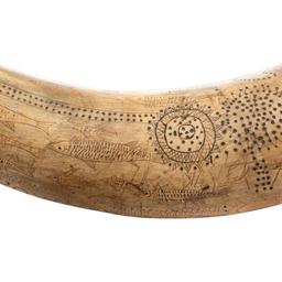 Josiah Bowker Powder Horn