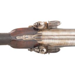 European Flintlock Double Barrel Shotgun