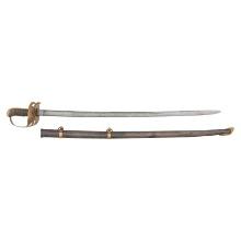 Schuyler, Hartley Graham Retailed Clauberg Non-Reg Staff & Field Officer's Sword Capt. J Strowbridge