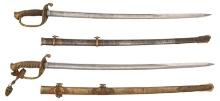 Two Ames Presentation Swords, Lt. Henry Ward WIA Antietam, Spotsylvania & Petersburg, POW Petersburg