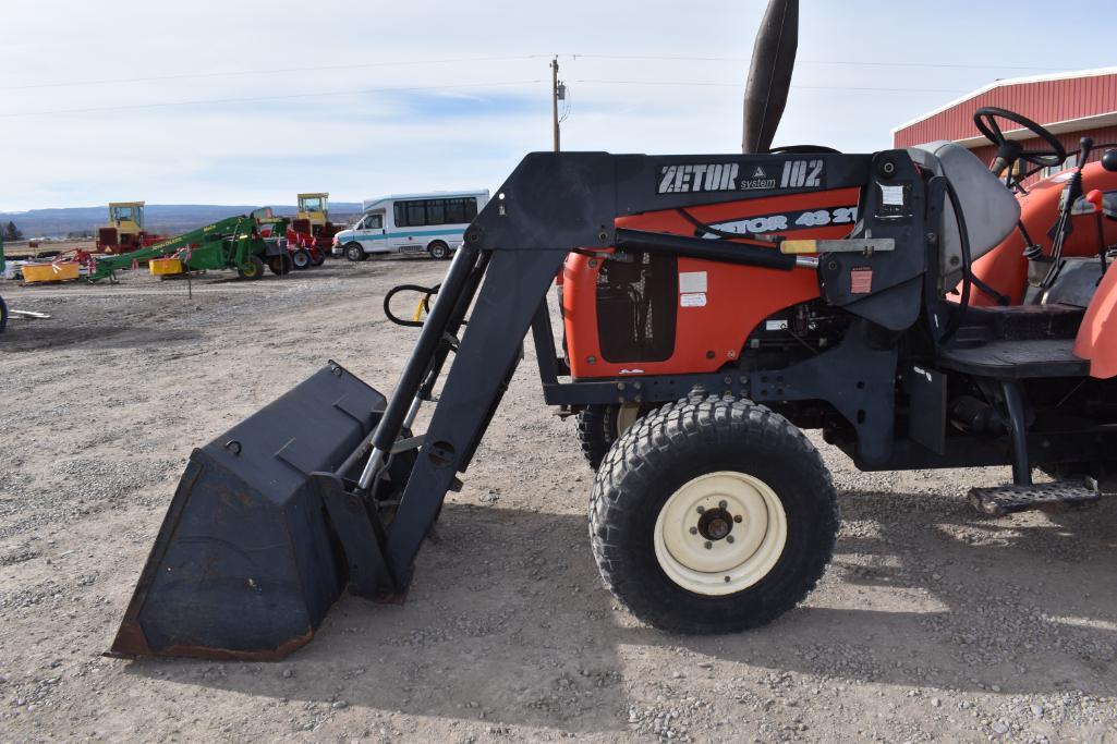 Zetor 4321 Tractor with Zetor 102 Loader Bucket