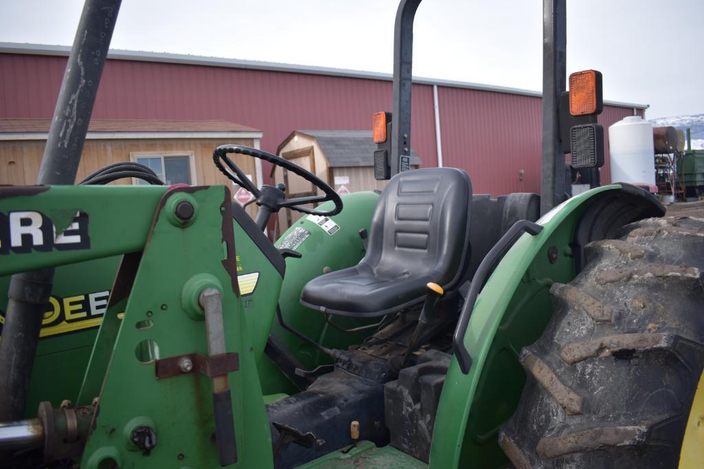 John Deere 5105 Tractor with JD 521 Loader