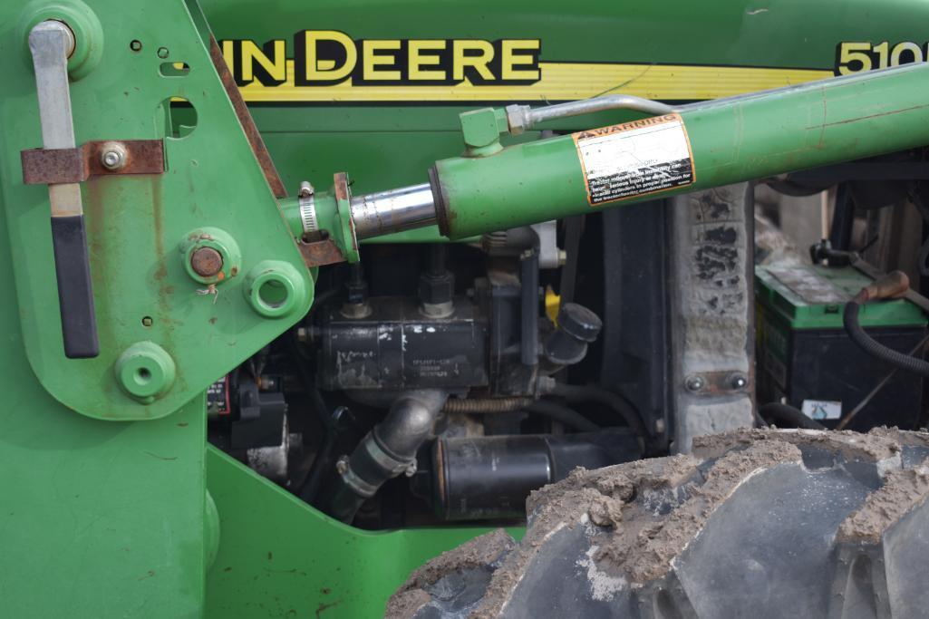 John Deere 5105 Tractor with JD 521 Loader