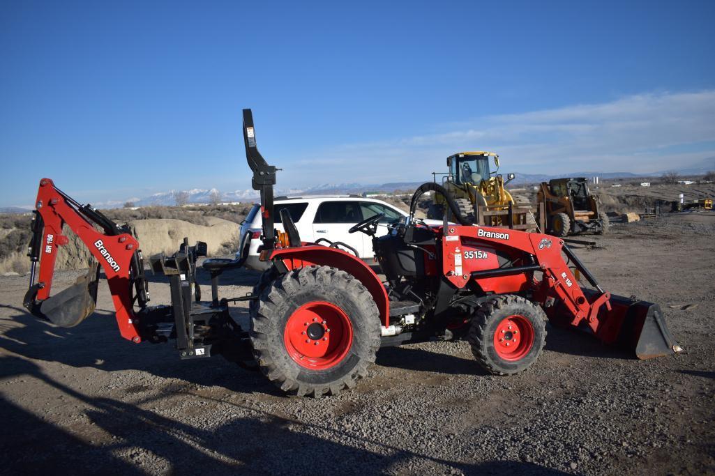 2021 Branson 3515H Tractor with Loader and Backhoe