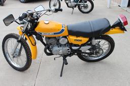 1973 Yellow Suzuki 100