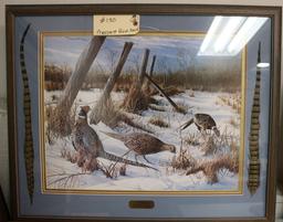 Kevin Daniel 63 of 75 1980 edition pheasant print