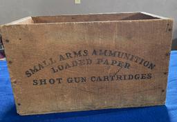 Small Arms Ammunition Wooden box