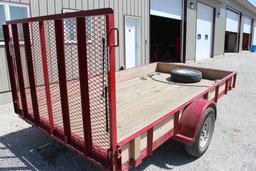 2008 Maxi flat bed trailer