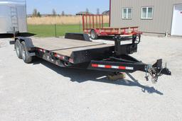 2018 B-B flatbel/tilt bed trailer