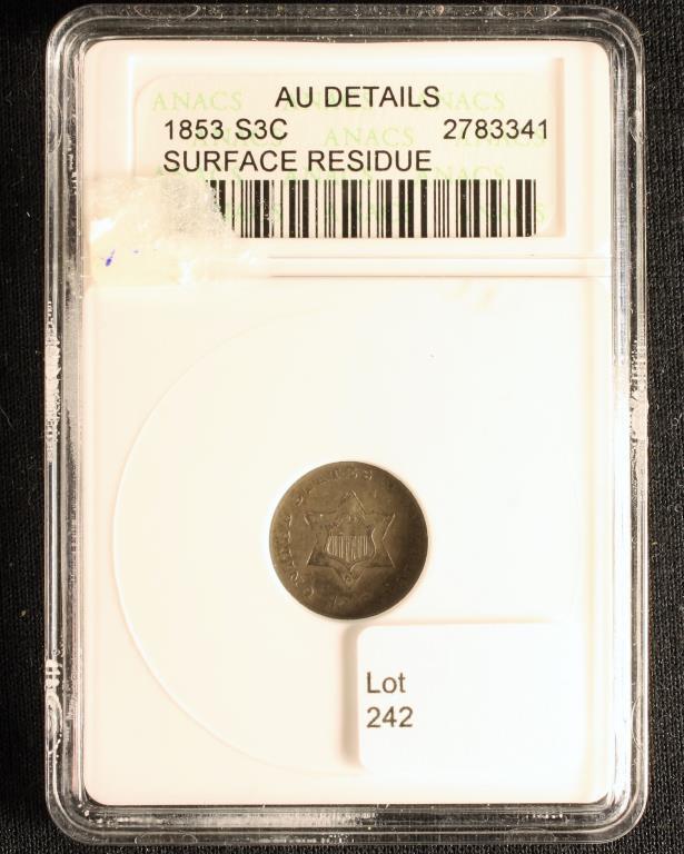 1853 Three Cent (Silver)
