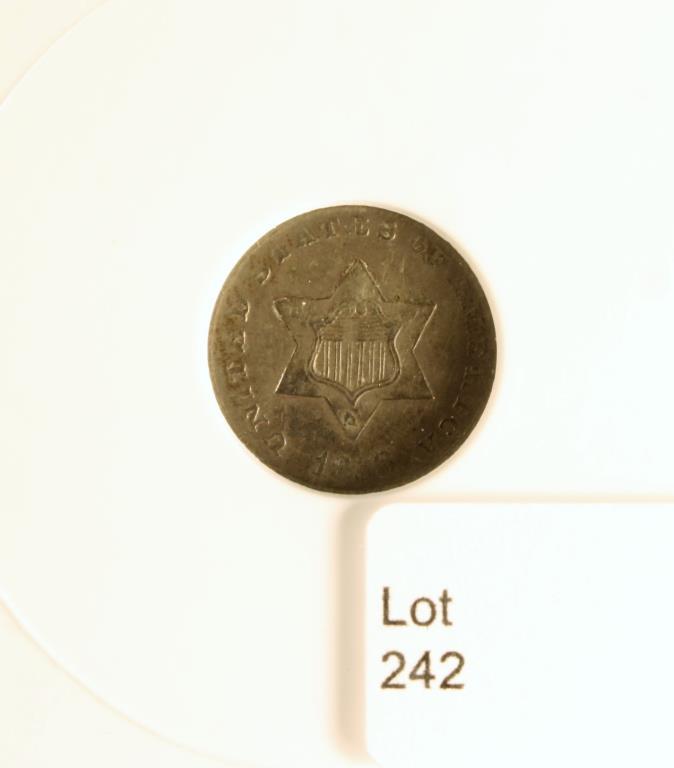 1853 Three Cent (Silver)