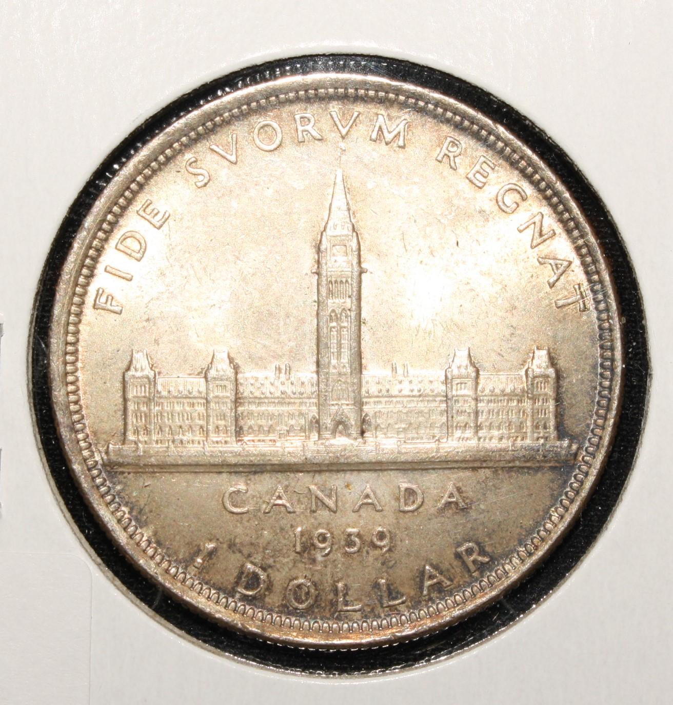 1939 Canada One Dollar