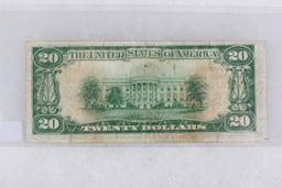 Series 1929 National Currency $20.00 Pittsburg