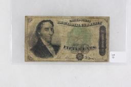 50¢ U.S. Fractional Currency note