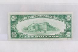 Series 1929 National Currency $10.00 Indiana