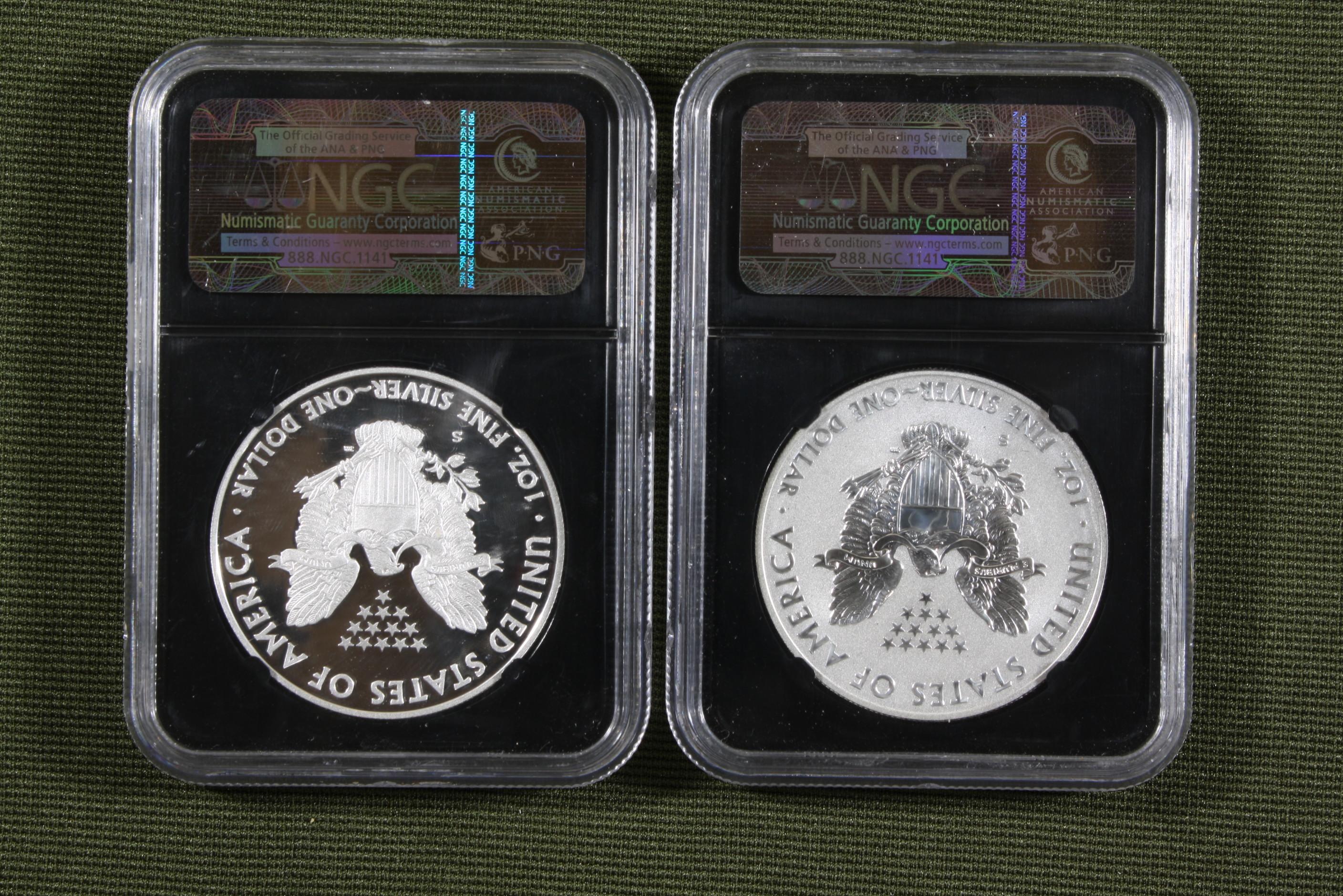 2012-S San Francisco Eagle Set NGC Graded