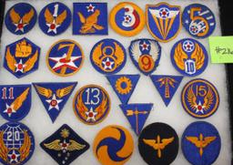 US Army Air Corps Patch Lot (23 total)
