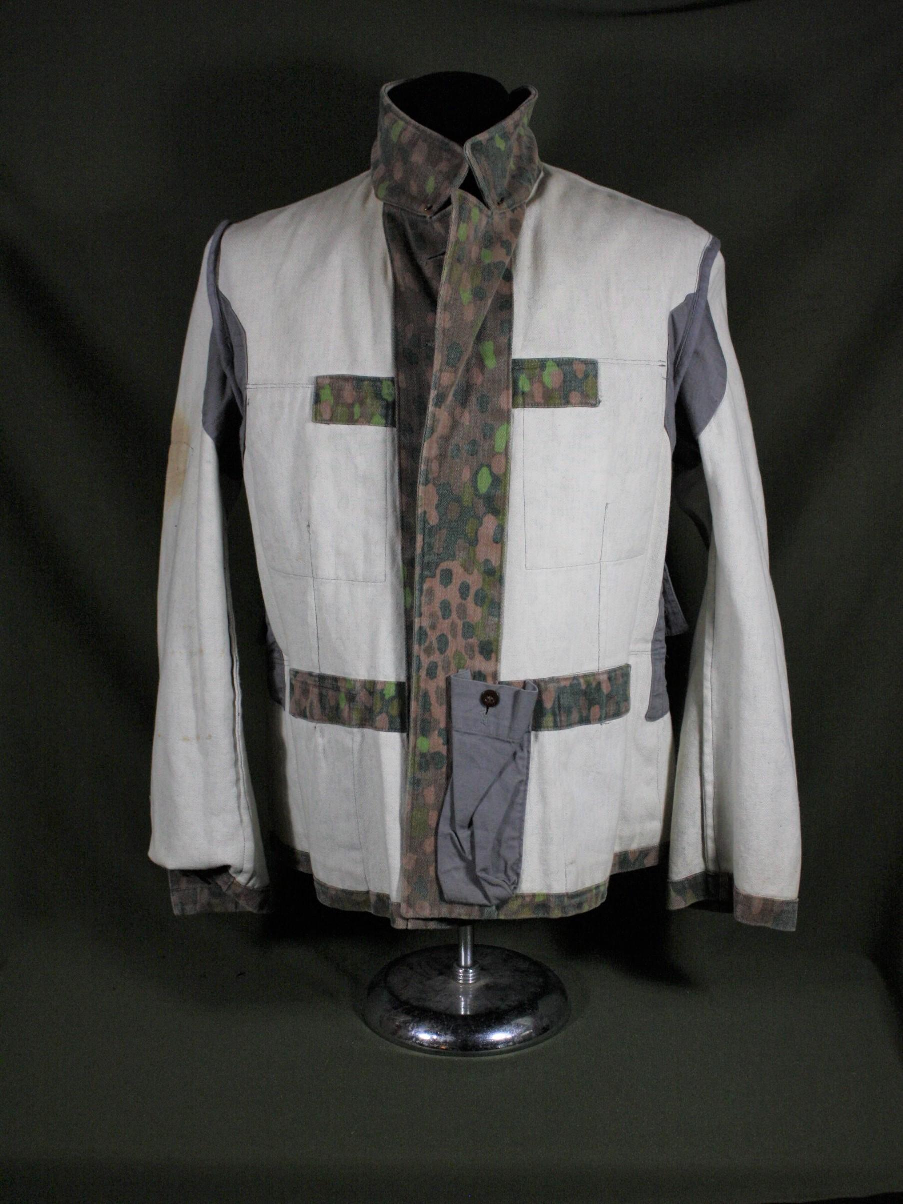 Re-enactor’s WWII Nazi SS camo combat tunic