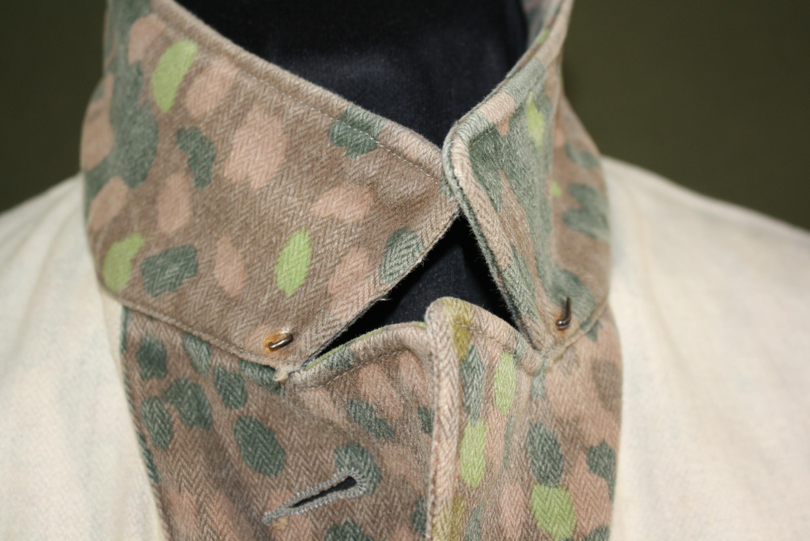 Re-enactor’s WWII Nazi SS camo combat tunic