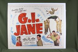 1951 “G.I. Jane” half sheet movie poster