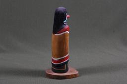 7 ½” tall totem style kachina (carved wood)