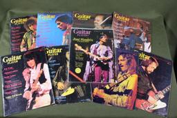 (9) Vintage “Guitar Player” magazines 1975/76.