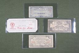 (5) WWII Philippine guerrilla currency notes.