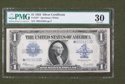 Series 1923 large $1.00 silver certif star note.