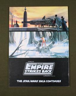 Star Wars/Empire Strikes Back Movie Program