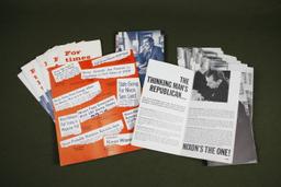 60+ Nixon 1968 presidential campaign brochures