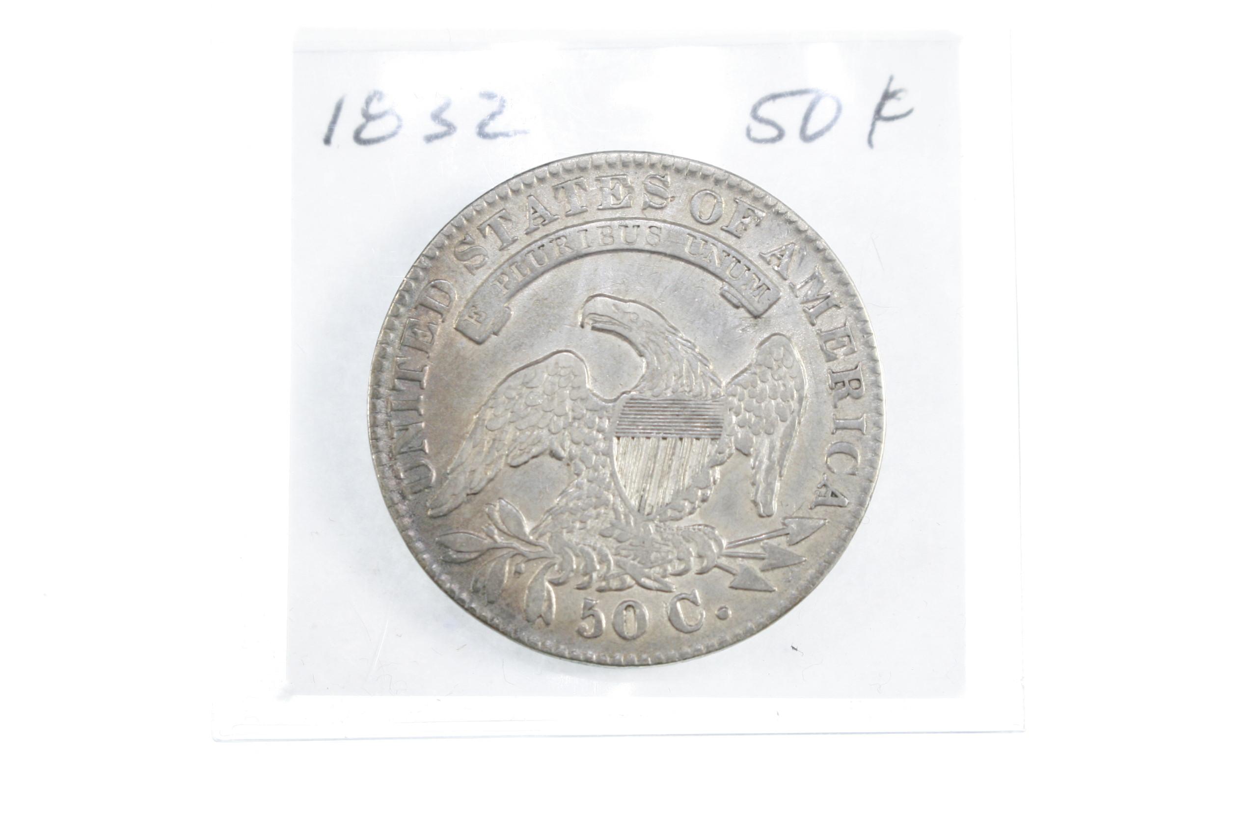 1832 Capped Bust Half Dollar