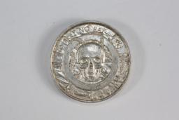 Two Oz Silver Round - Pirate "No Prey, No Pay"