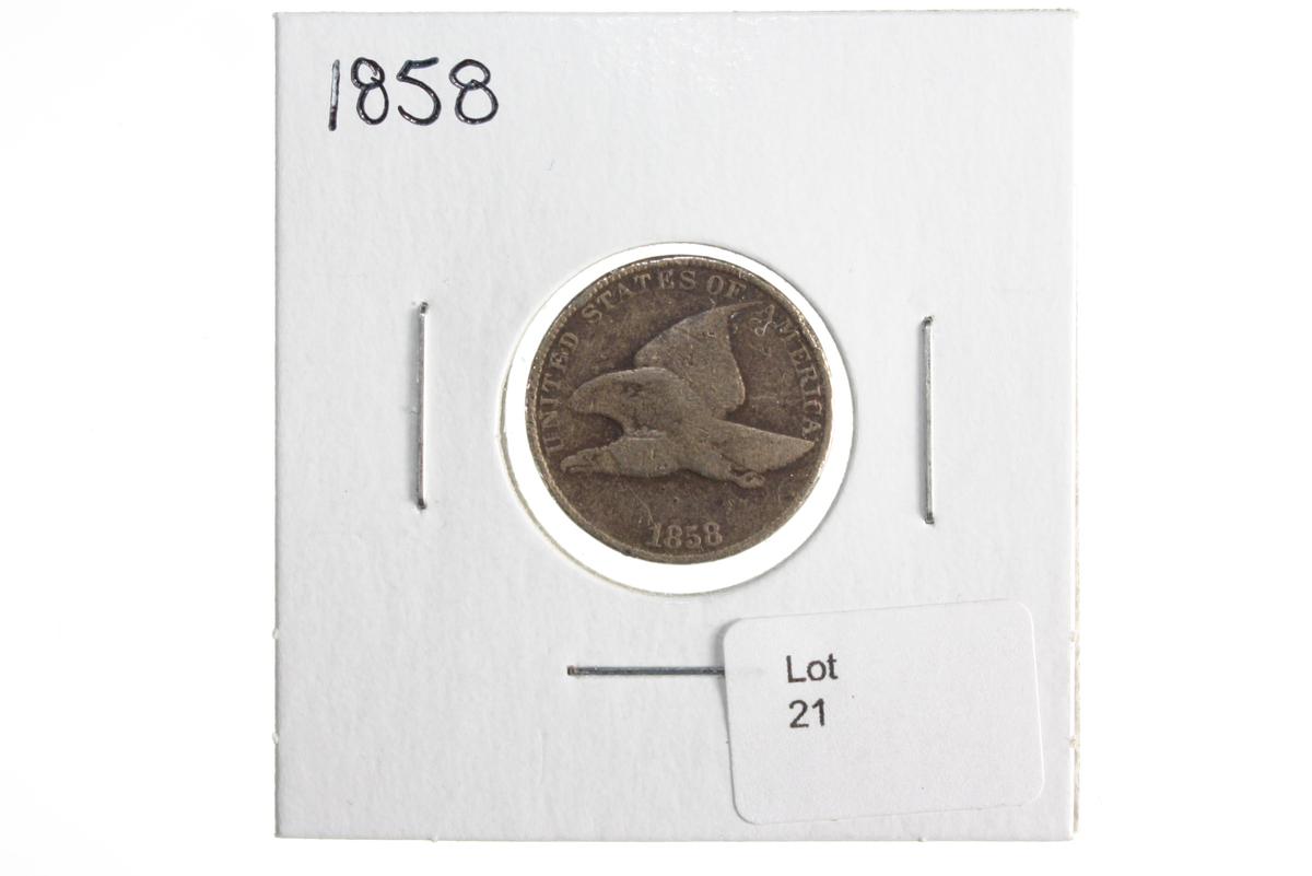 1858 Flying Eagle Cent