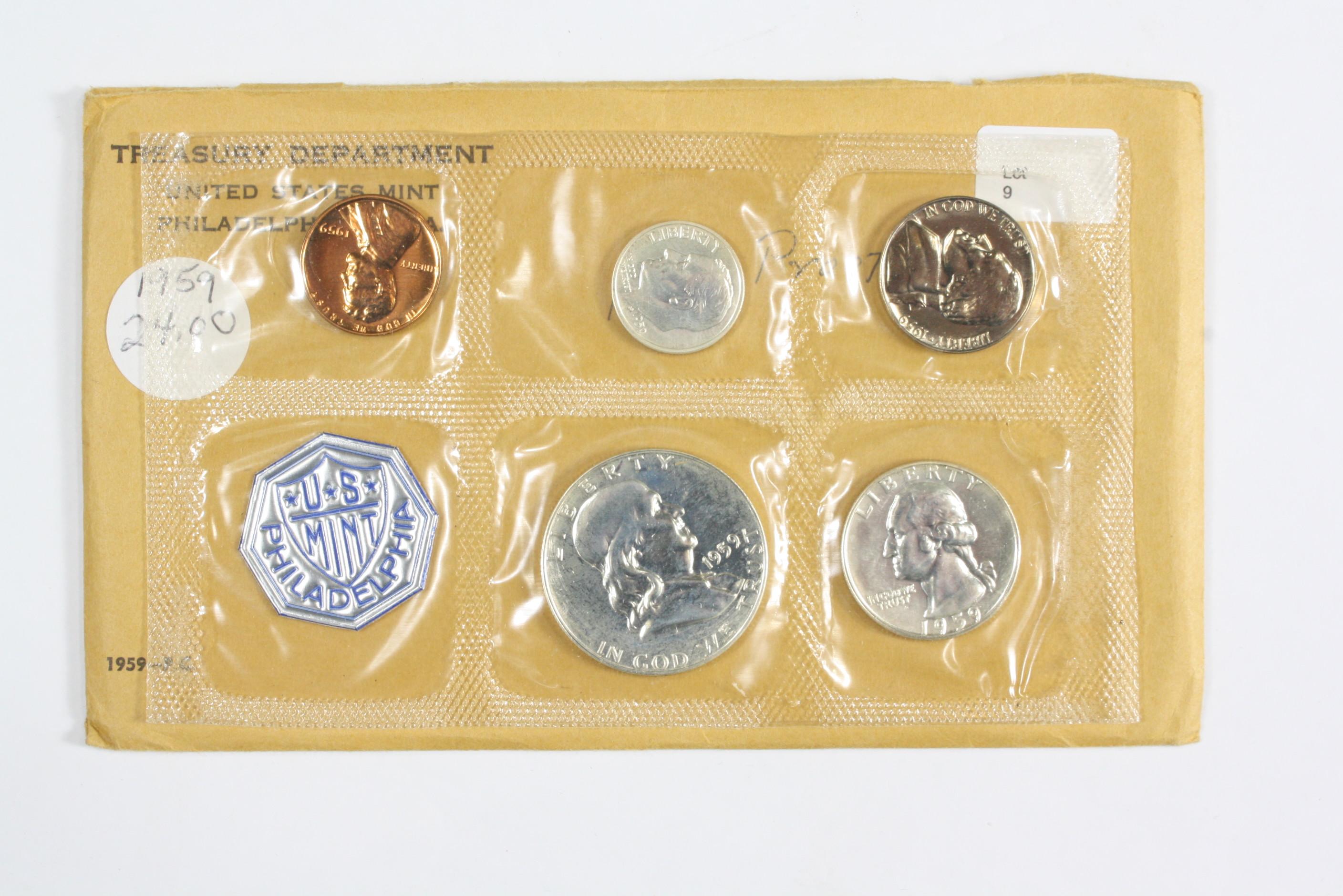 1959 Proof Coin Set